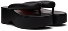 Staud Black Rio Sandals