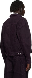 Eckhaus Latta Purple 'El Jacket Redux' Denim Jacket