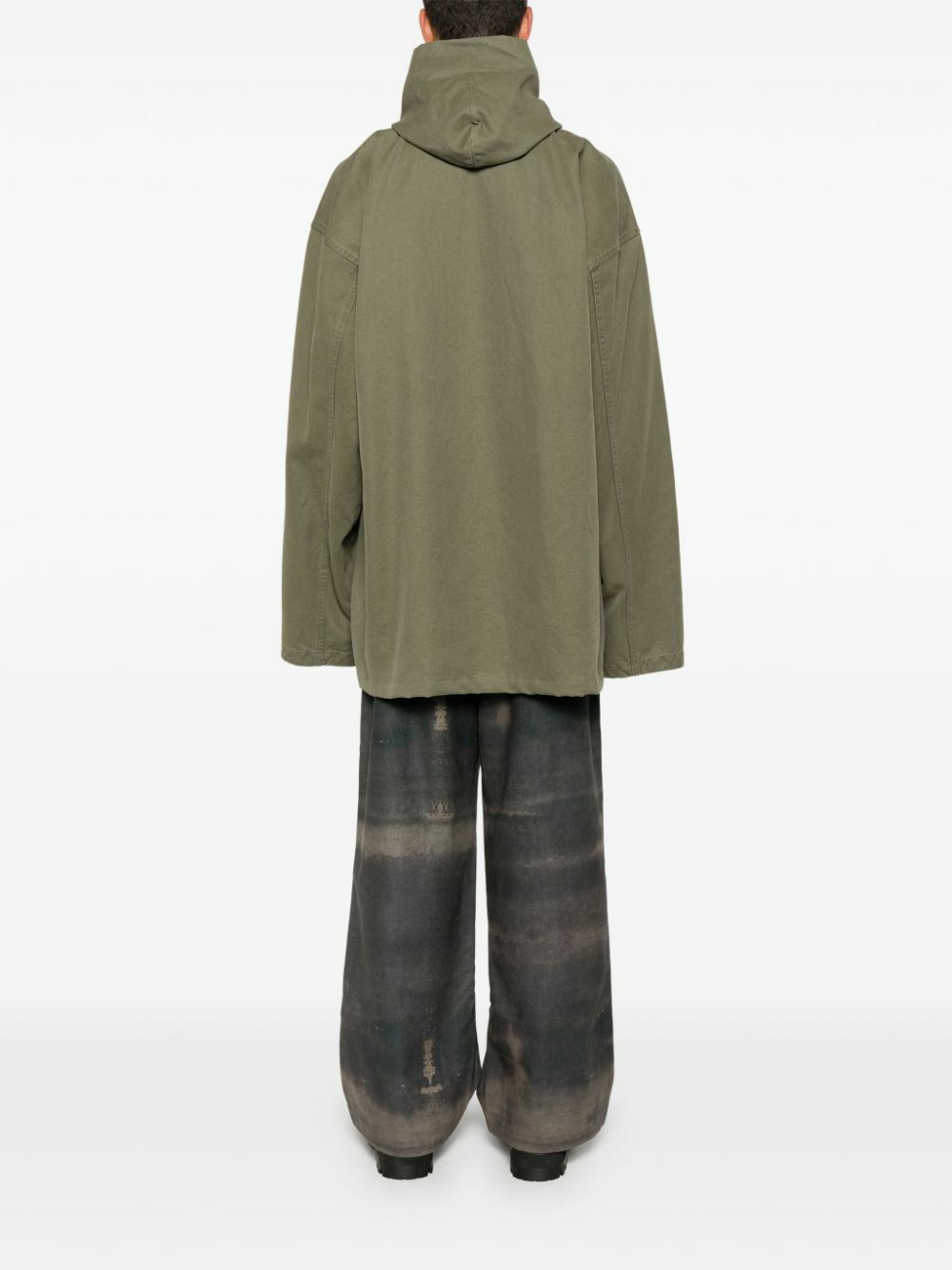 Balenciaga Hooded Zip-Up Jacket