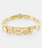 Ileana Makri 18kt gold bracelet with diamonds