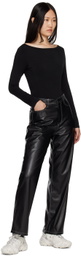 determ; Black Twisted Bodysuit