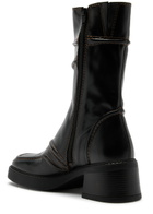 Miista Malene 65 Leather Mid-calf Boots Black
