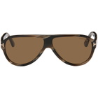 TOM FORD Brown Samuele Sunglasse