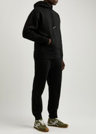 Loewe Anagram Hooded Cotton Sweatshirt Black
