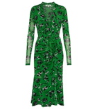 Diane von Furstenberg Crystal printed midi dress