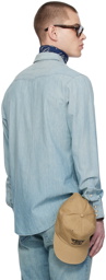 RRL Blue Western Shirt