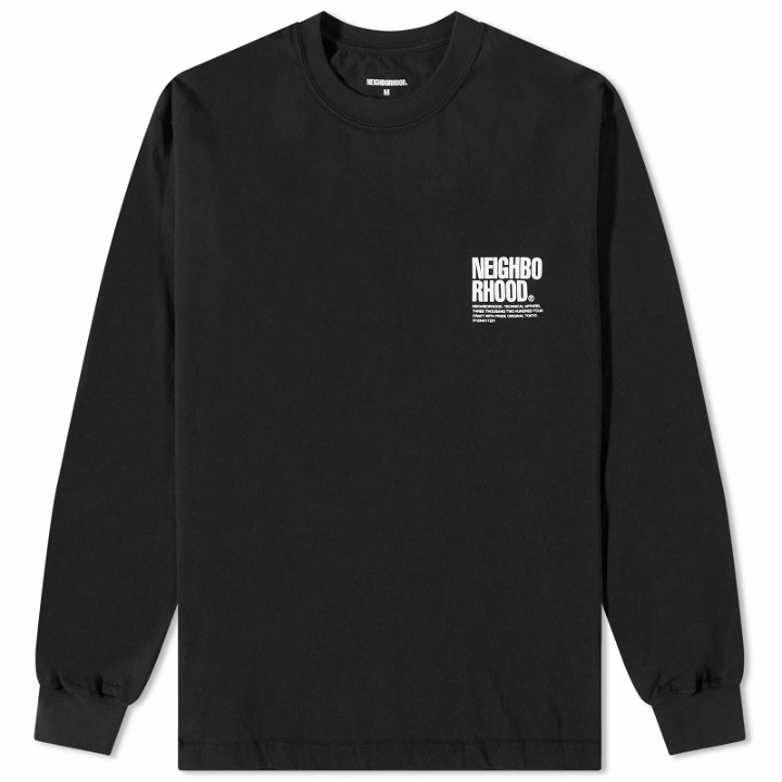 Photo: Neighborhood Men's Long Sleeve NH-2 T-Shirt in Black