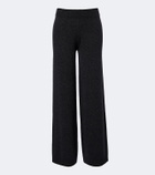 Jardin des Orangers Virgin wool and cashmere wide-leg pants