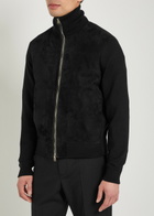 Tom Ford Suede and Wool-blend Jacket Black