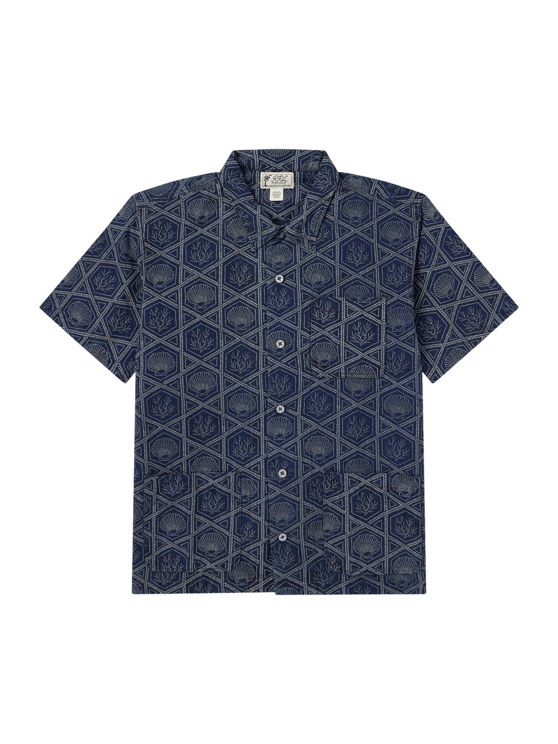 RRL Multicolor Patchwork Camp Shirt RRL