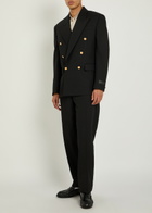 Versace Tailored Wool Trousers Black