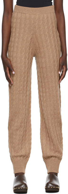 Photo: Totême Cashmere Cable Knit Lounge Pants