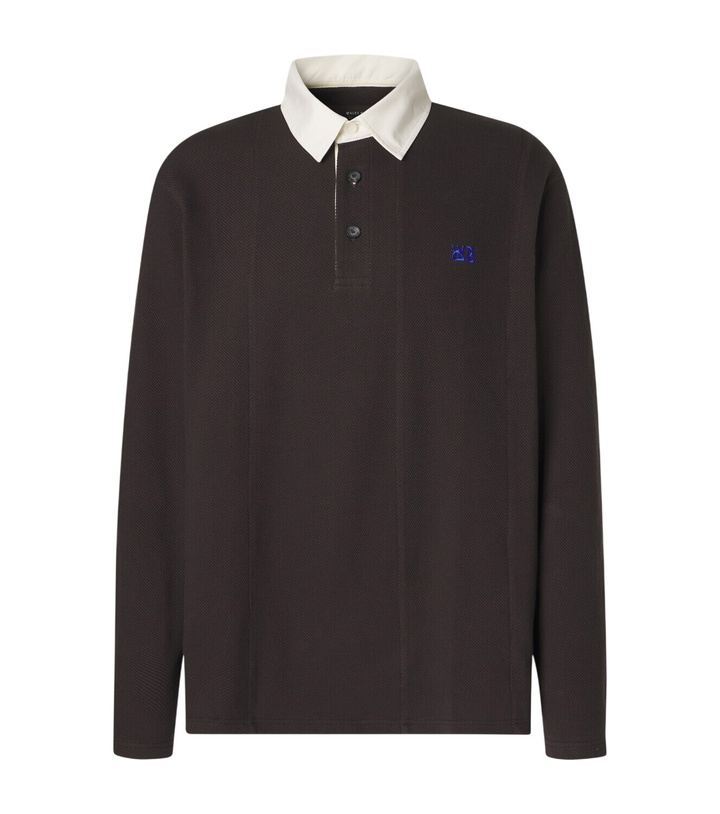 Photo: Wales Bonner City cotton-blend polo shirt
