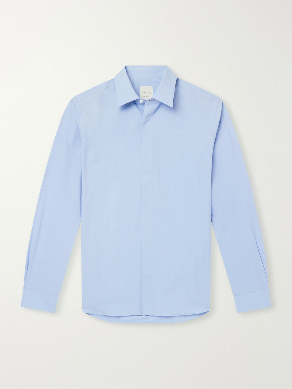 Paul Smith - Cotton-Poplin Shirt - Blue
