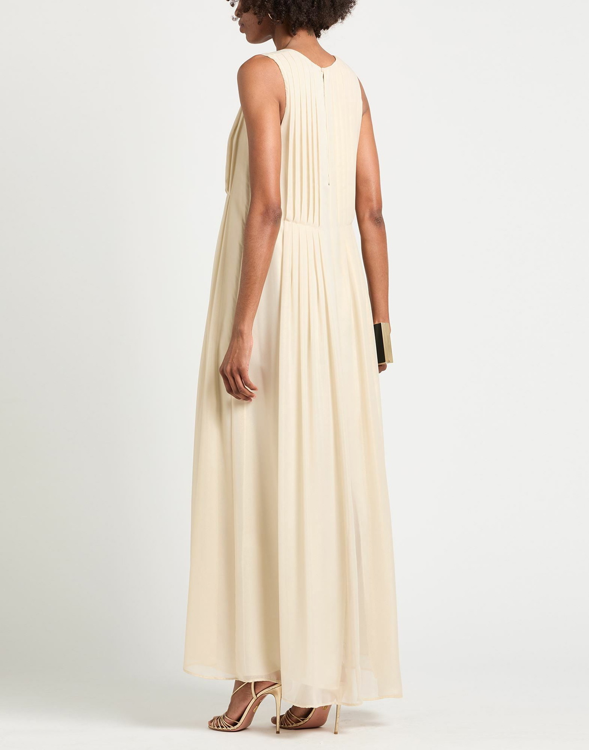 Peserico Womens Maxi dress in Beige