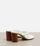 Gianvito Rossi Leather thong sandals