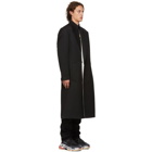 Givenchy Black Double-Breasted Coat