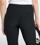 Alexander McQueen High-rise crêpe straight pants