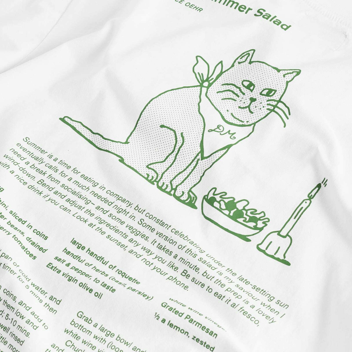 Damson Madder Women's Presented By End. Solo Salad Graphic T-Shirt in White
