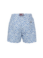 MC2 Saint Barth Man Lightweight Fabric Swim-shorts Lighting 70 With Sharks Print
