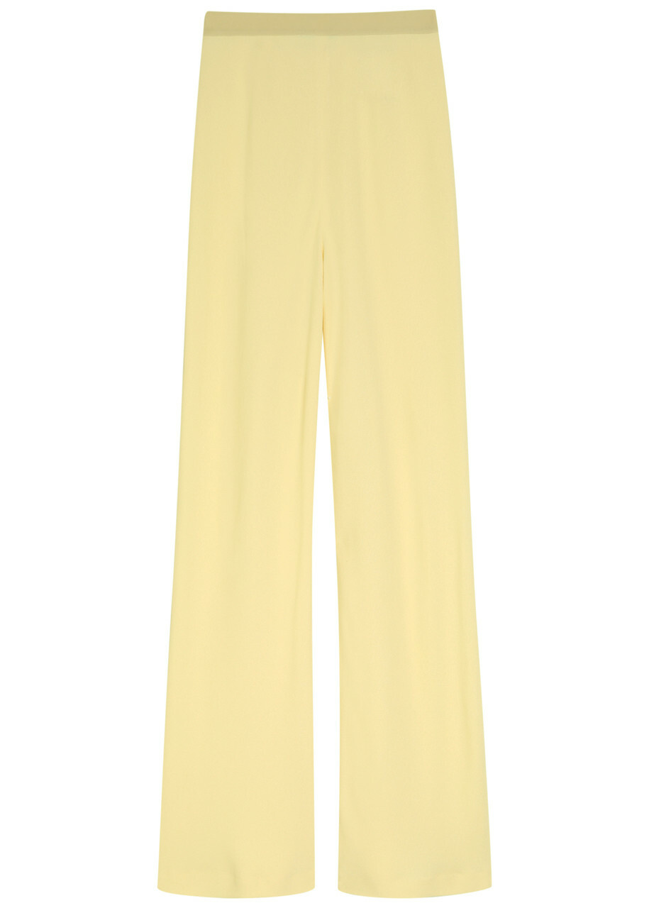 Wardrobe.nyc Straight-leg Crepe Trousers Yellow