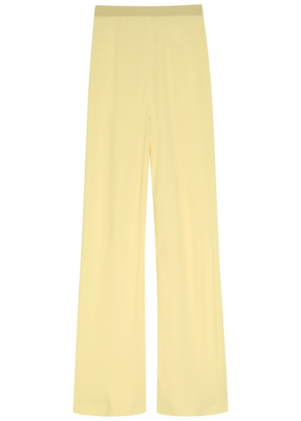Photo: Wardrobe.nyc Straight-leg Crepe Trousers Yellow