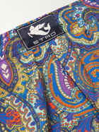 ETRO - Mid-Length Paisley-Print Swim Shorts - Blue