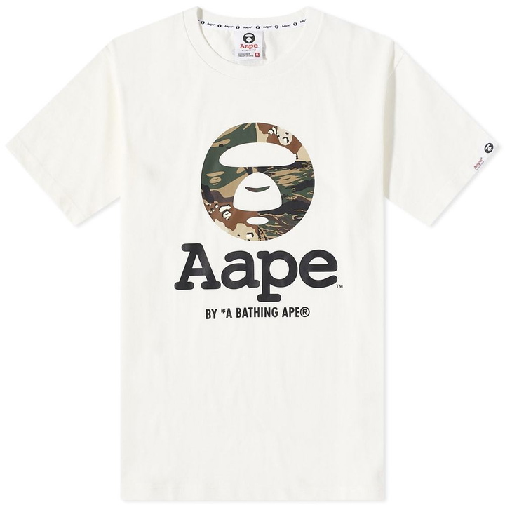 Photo: AAPE Mix Camo Moon Face OG Tee