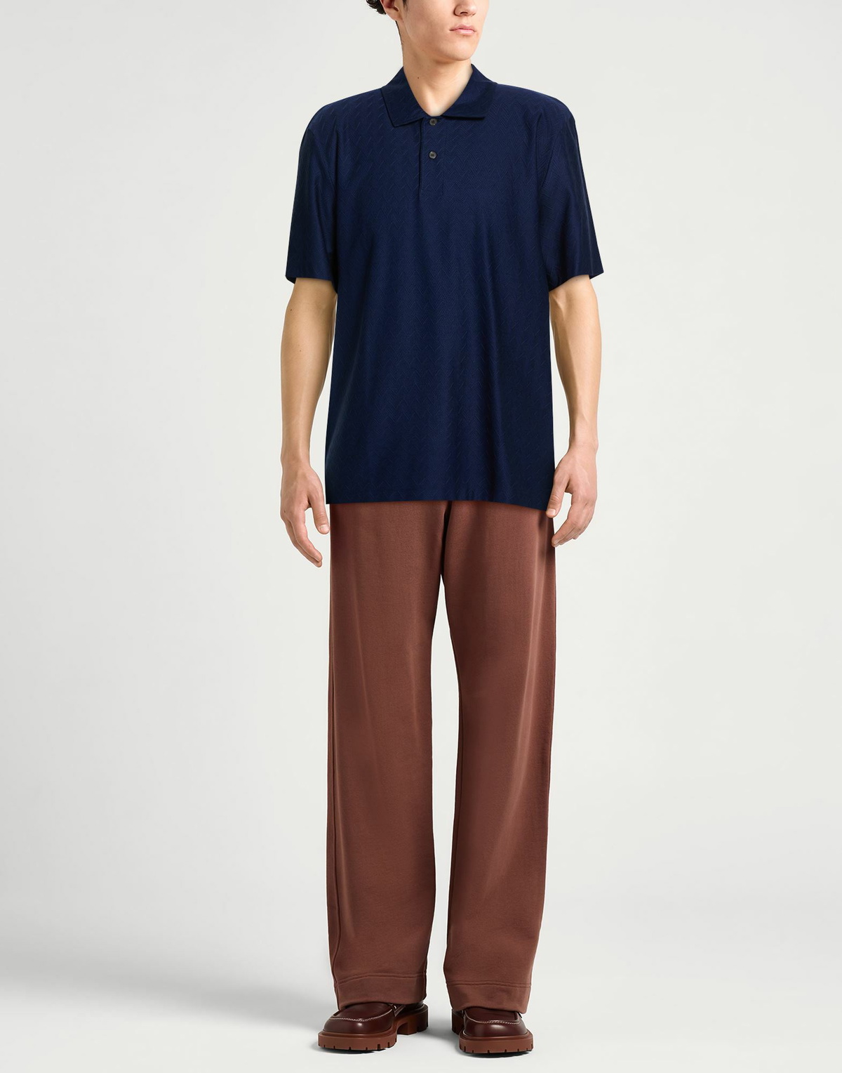 Missoni Mens Polo shirt Midnight in Blue