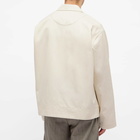 Acne Studios Men's Okey Heavy Twill Pink Label Jacket in Ecru Beige