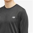 New Balance Men's NB Athletics Run Long Sleeve T-Shirt in Black