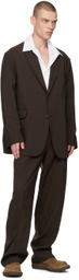 The Frankie Shop Brown Beo Trousers