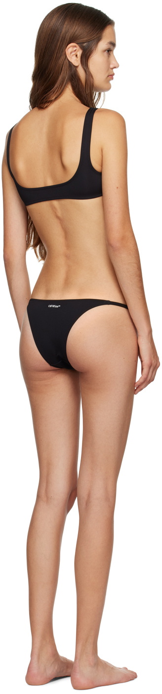 Off-White Black Zip Bikini