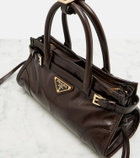 Prada Prada Bonnie Mini leather top-handle bag