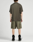 Msgm Mens Shirt Military in Green