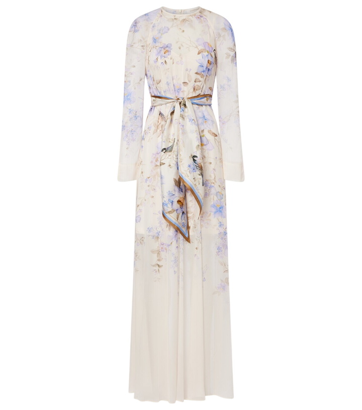 Photo: Zimmermann Luna belted floral maxi dress