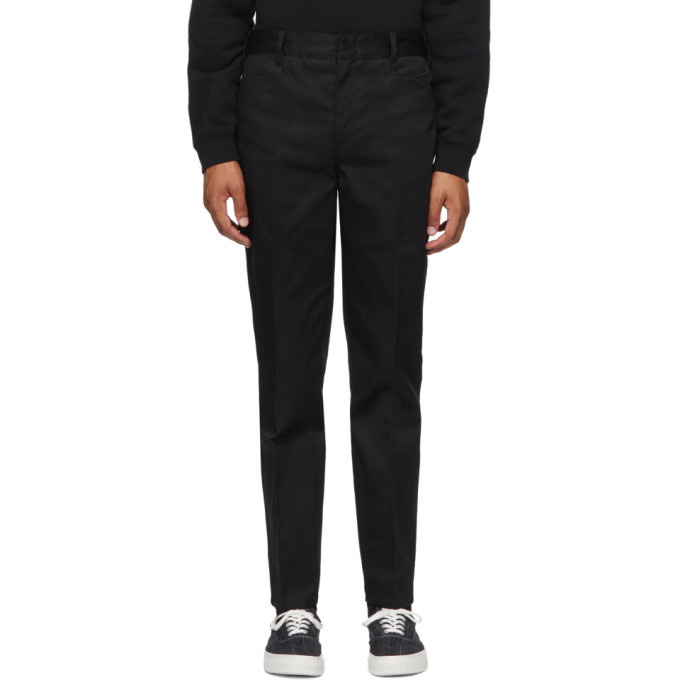 Photo: Neighborhood Black Chino Work Trousers