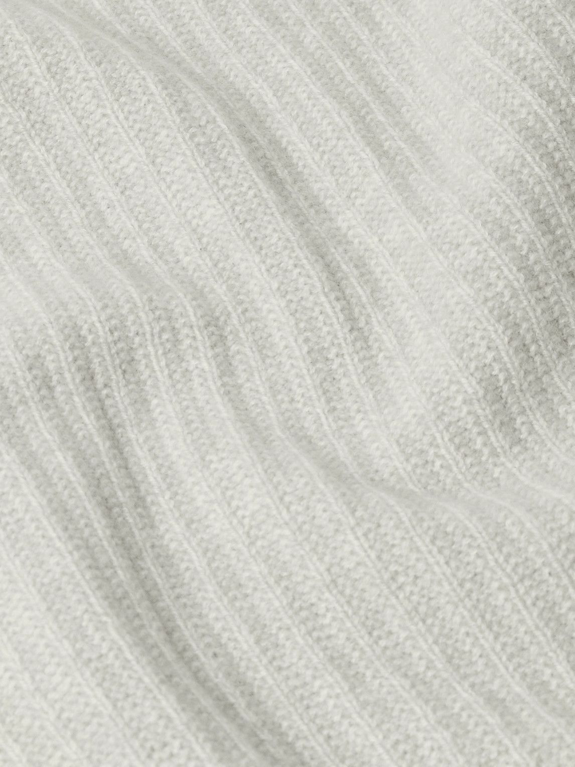 Rag & Bone - Jensen Ribbed-Knit Cashmere Sweater - Gray