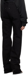 Jade Cropper Black Raw Hem Jeans
