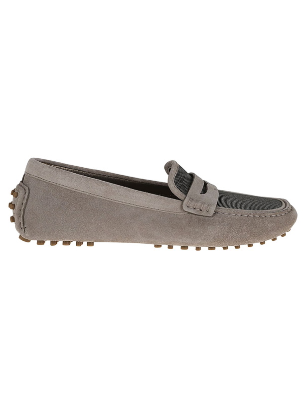Photo: Brunello Cucinelli Suede Leather Loafers