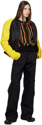 SPENCER BADU Black & Yellow Padded Jacket