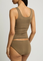 Hanro Touch Feeling Stretch-cotton Briefs Dark Brown
