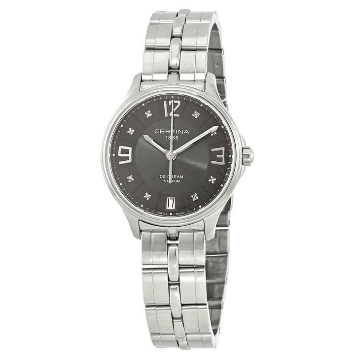Photo: Certina DS Dream Diamond Grey Dial Ladies Watch C021.210.44.086.00