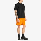 Stone Island Men's Marina Shiny Nylon Swim Shorts in Orange