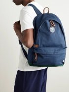 Polo Ralph Lauren - Wimbledon Logo-Appliquéd Leather-Trimmed Canvas Backpack