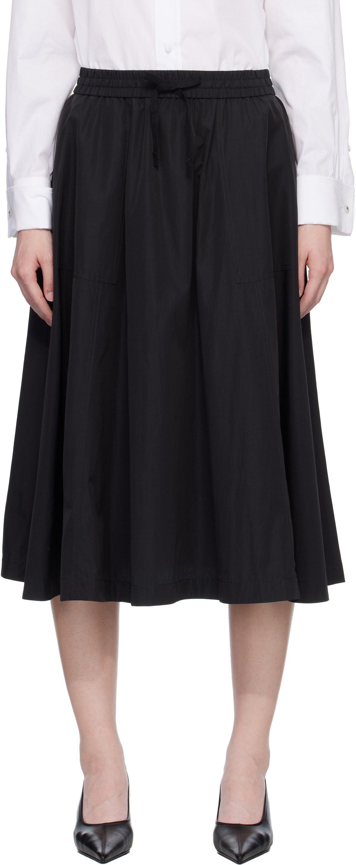 Kenzo Black Kenzo Paris 'Boke Flower 2.0' Midi Skirt