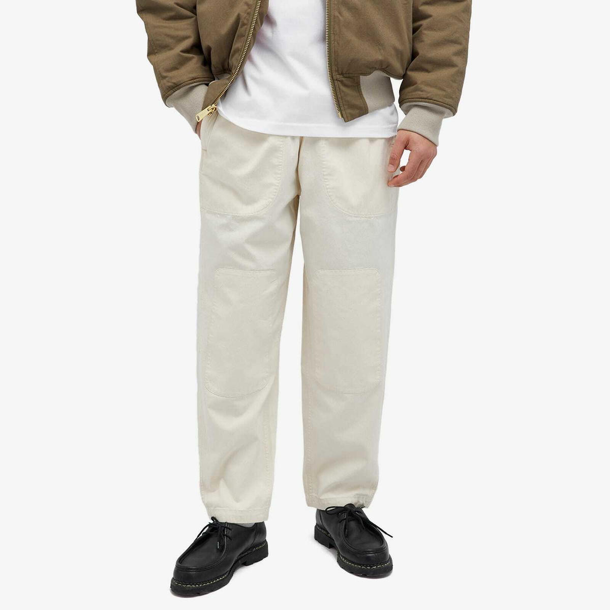 Garbstore Men's Home Party Trousers in Ecru