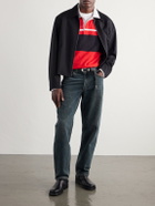 Rag & Bone - Striped Cotton-Jersey Polo Shirt - Red