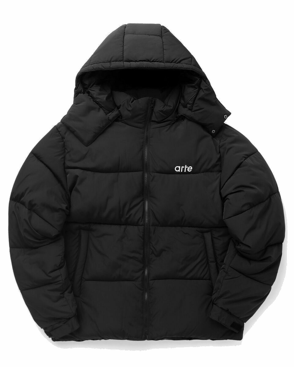 Arte Antwerp Basic Puffer Jacket Black Mens Down Puffer Jackets