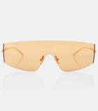 Bottega Veneta Futuristic shield sunglasses